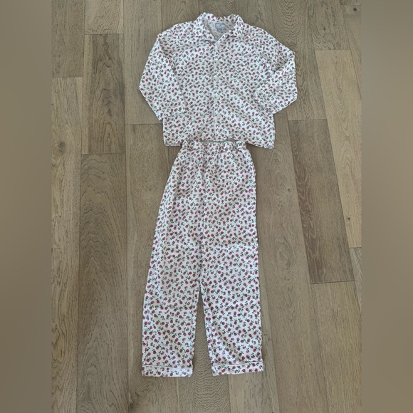 Pettie Plume Girls Floral Pajama Set Size 10 - Picture 1 of 3